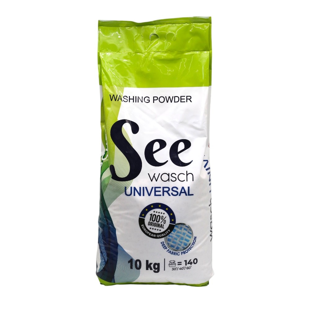 See Wash Порошок для прання Універсальний 10 кг (140 прань)